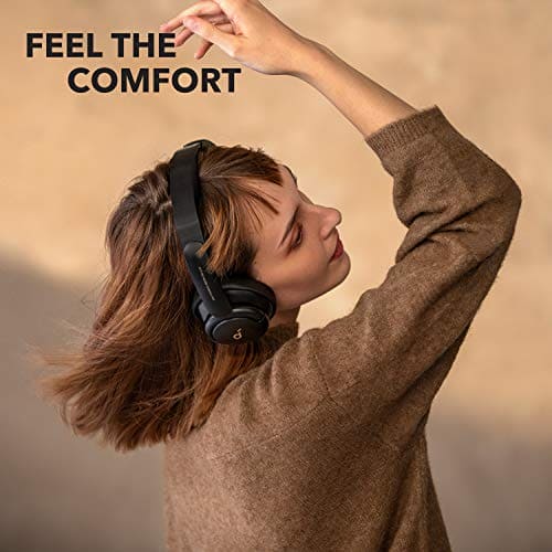 soundcore by Anker Q30 Hybrid Active Noise Cancelling Headphones with Multiple Modes, Hi-Res Sound, Custom EQ via App, 40H Playtime, Comfortable Fit, Bluetooth Headphones, Multipoint Connection