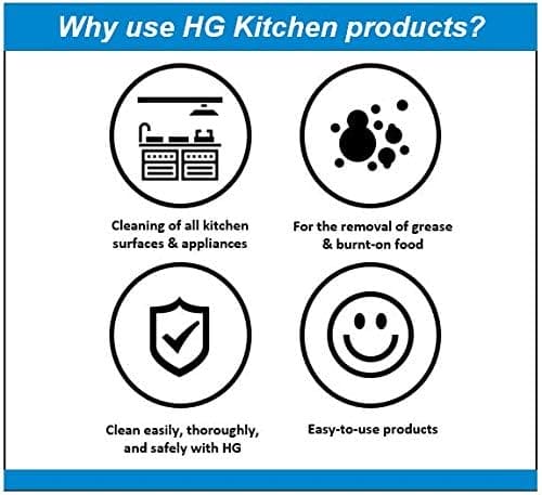 HG Fridge Freezer De-Icer Spray, Freezer Defrosting Spray & Cleaner to Remove Ice Fast, Easy to Use De-Icing Deep Freeze & Refrigerator Spray by Professional HG Cleaning Products – 500ml (539050106 )