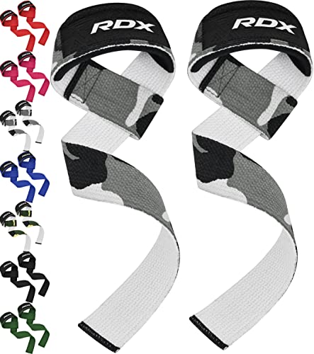 RDX Weight Lifting Straps,Powerlifting Deadlifting, Anti Slip 60CM Hand Bar Grip, 5MM Neoprene Wrist Support, Heavy Duty Weightlifting Bodybuilding Workout