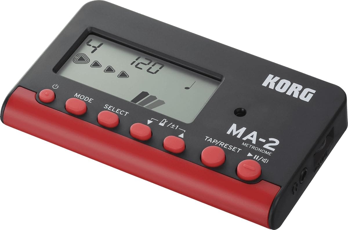 Korg - MA2-BLBK LCD Pocket Digital Metronome - Black & Blue