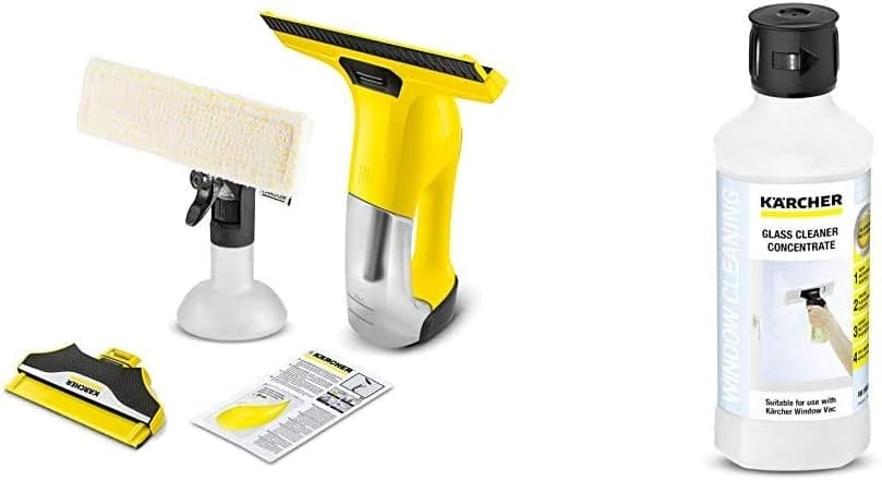 Kärcher 16332220 WV 6 Plus N Window Vac, 10 W, 240 V, Yellow/Black