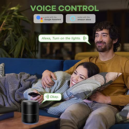 Smart WiFi Plug for Amazon Alexa - Smart Plugs with Energy Monitoring Compatible with Amazon Alexa(Echo)/Google, 16A 2.4Ghz WiFi APP Remote Control Smart Life Plug Socket UK Timer Home Devices