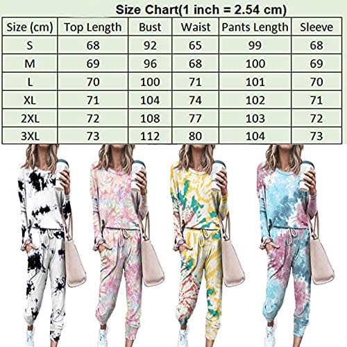 nonotse Womens Tracksuit Set 2Pcs Plus Size Sports Jogging Suit Long Sleeve Sweatshirt Pullover Bottom Casual Loungewear Joggers (Blue, XXXL)