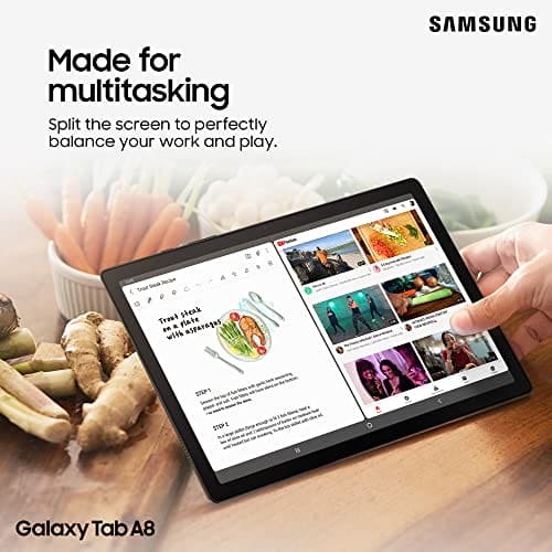 Samsung Galaxy Tab A8 32GB WiFi Android Tablet Grey 2022 Version, 3 Year Manufacturer Warranty