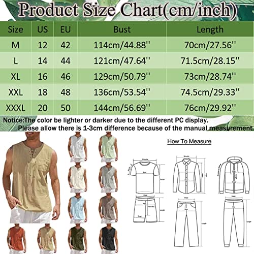 Shirt Tank Top Hoodie Men's Summer Fashion Casual Plaid Print Buckle Bows Sleeveless T-Shirt Vest Tank Top Men's Compression Shirt Men's Tank Top, Z2-white, XXL