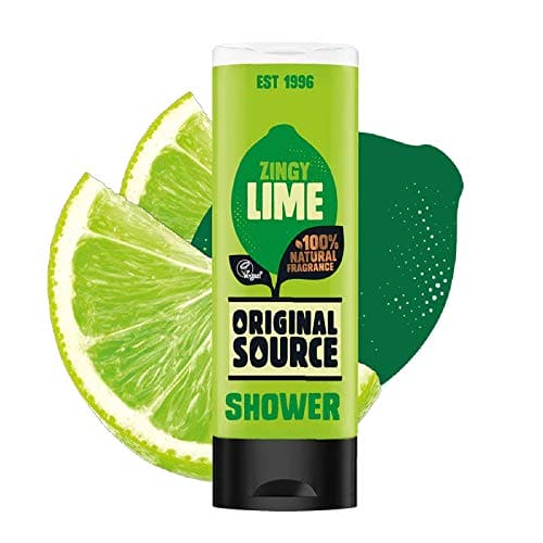 Original Source Shower Gel Set 4 x 250ml NEW Fragrance Fresh Sea Salt & Samphire, Sweet Rhubarb and Raspberry, Zingy Lime and Tropical Coconut & Shea Butter