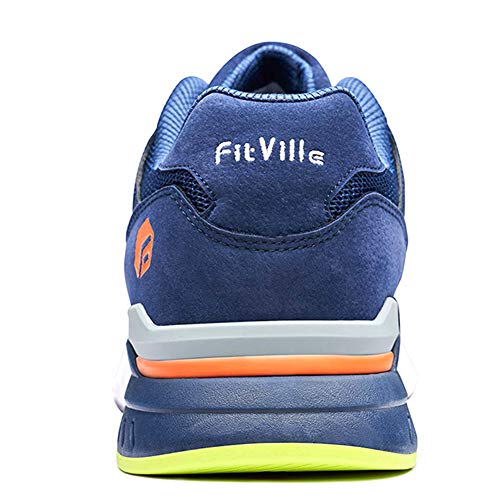 FitVille Womens Extra Wide Fit Trainers Ladies Walking Running Shoes Comfortable Sneakers for Flat Feet Plantar Fasciitis, Light Purple, 4 UK X-Wide