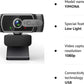 Webcam for PC with Microphone - 1080P FHD Webcam with Privacy Cover & Webcam Mounts, Plug and Play USB Web Camera for Desktop & Laptop Conference, Zoom, Skype, Facetime, Windows, Linux, and macOS