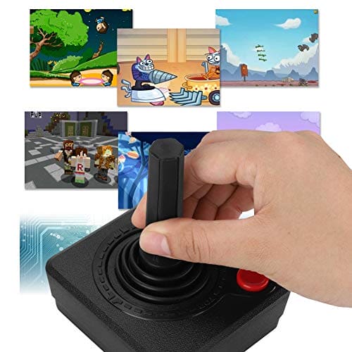 Retro Analog Joystick, 3D Classic Controller, Enhanced Game Control, Compatible with 2600 and 7800 Consoles