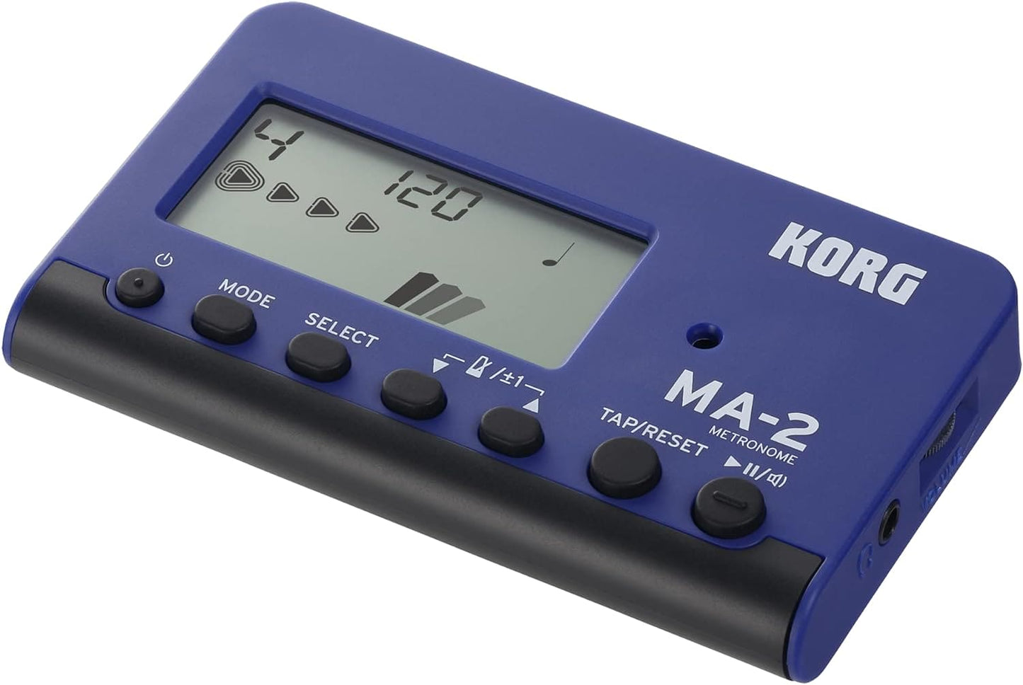 Korg - MA2-BLBK LCD Pocket Digital Metronome - Black & Blue