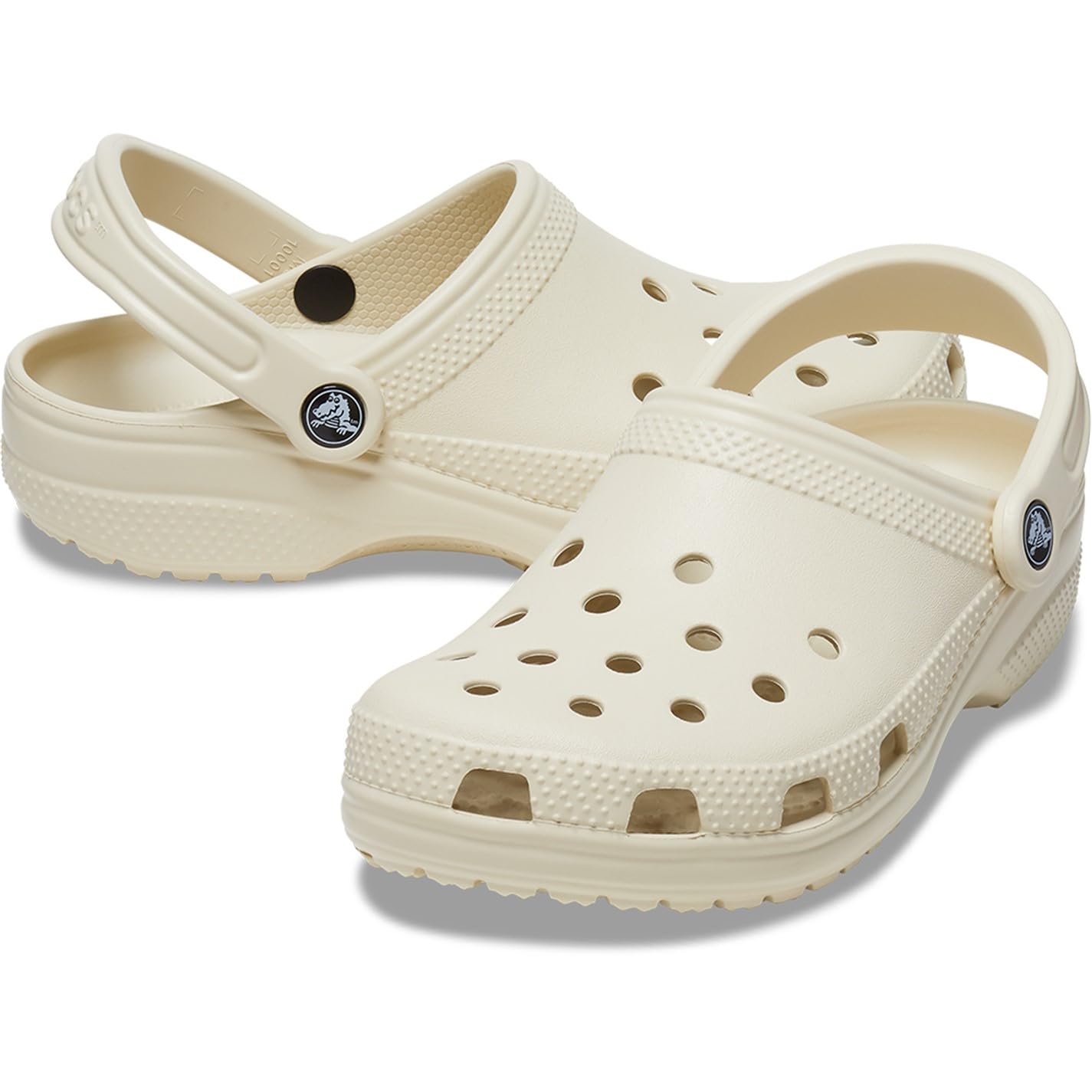 Crocs Unisex Classic Clogs (Best Sellers) Clogs , Bone,6 UK Men/ 7 UK Women