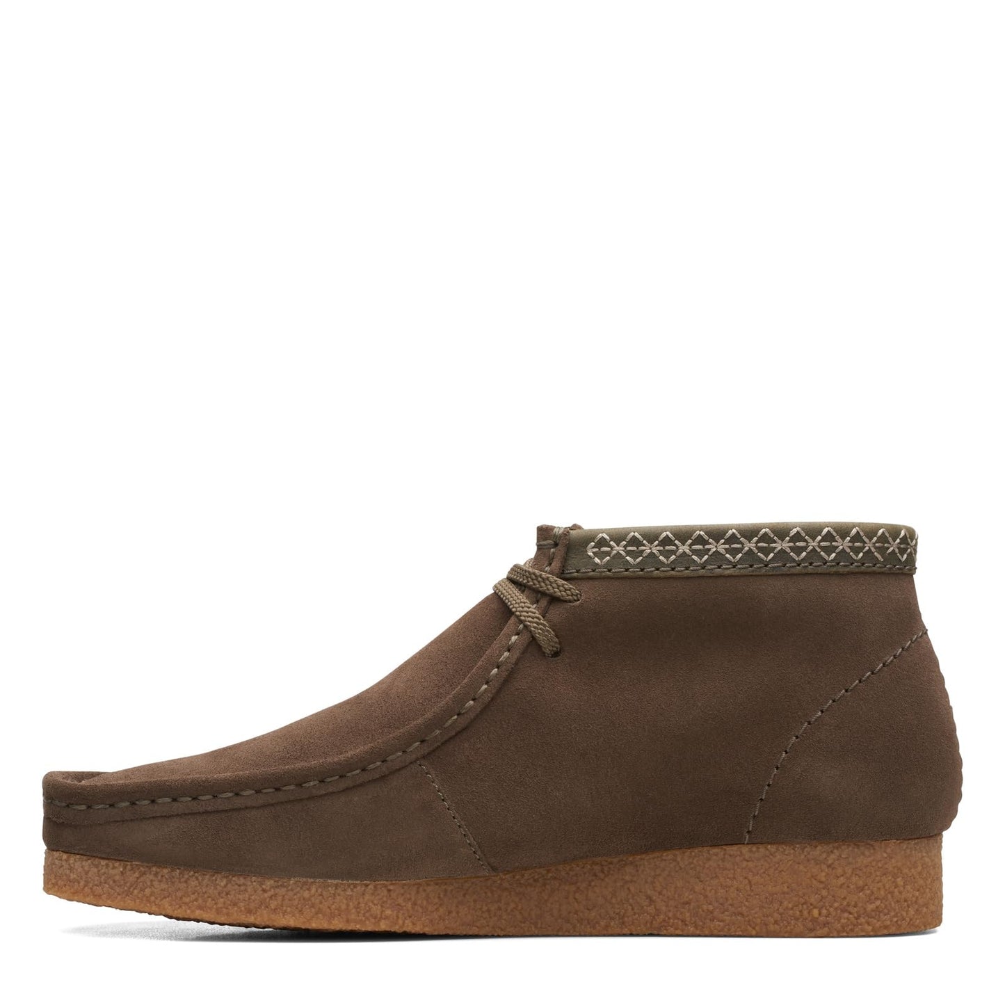 Clarks Shacre Wallabee Boot, mens Chukka, Dark Sand Suede, 8 UK (42 EU)