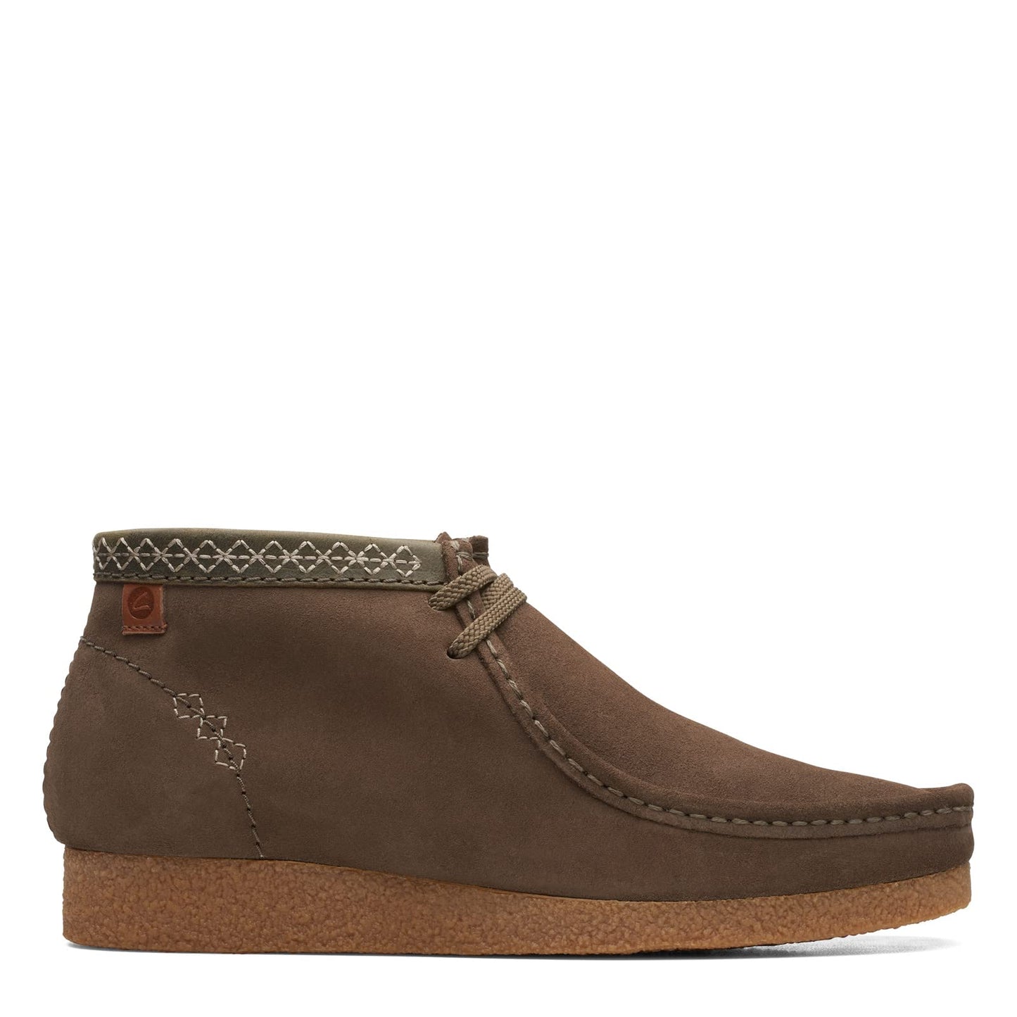 Clarks Shacre Wallabee Boot, mens Chukka, Dark Sand Suede, 8 UK (42 EU)