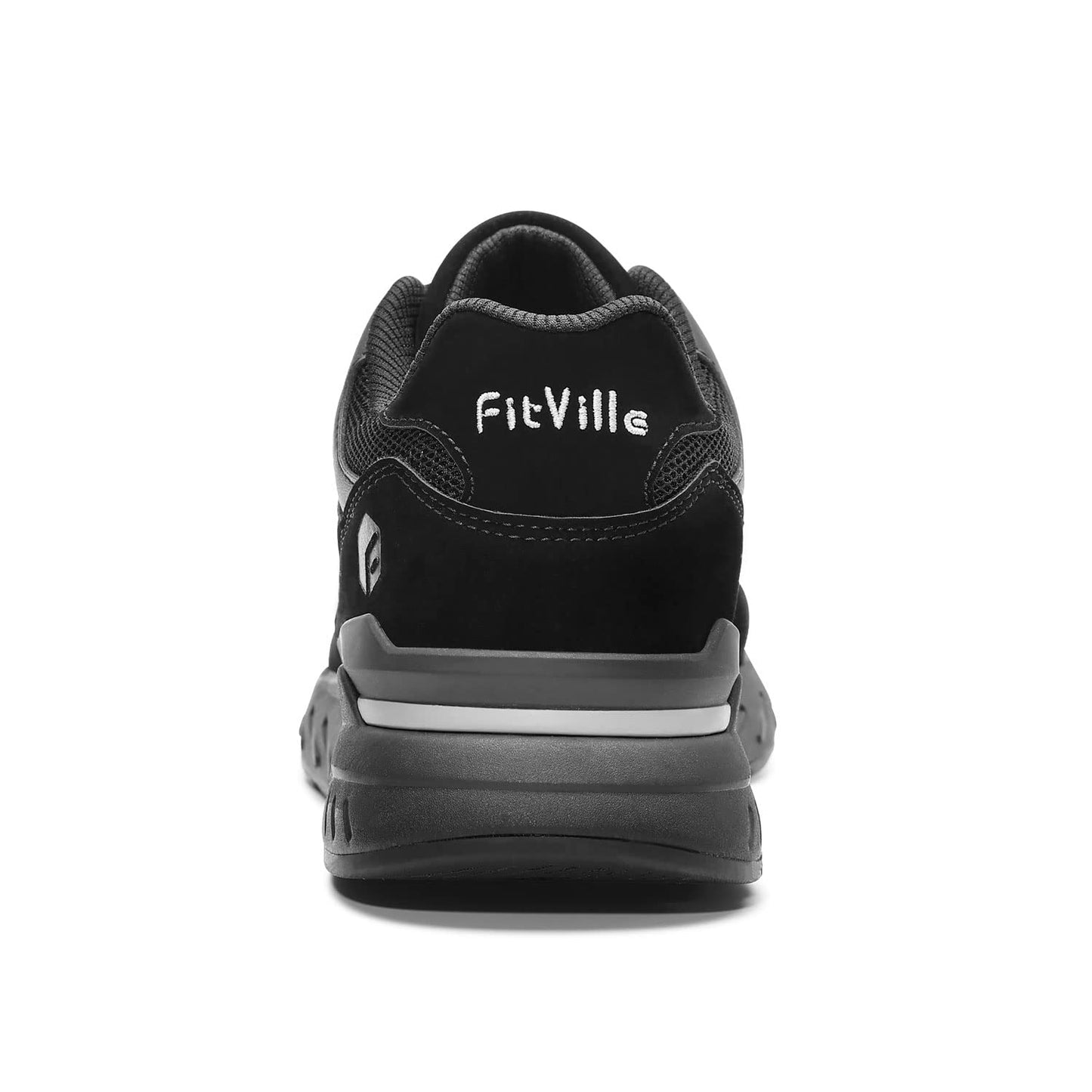 FitVille Womens Extra Wide Fit Trainers Ladies Walking Running Shoes Comfortable Sneakers for Flat Feet Plantar Fasciitis, Light Purple, 4 UK X-Wide