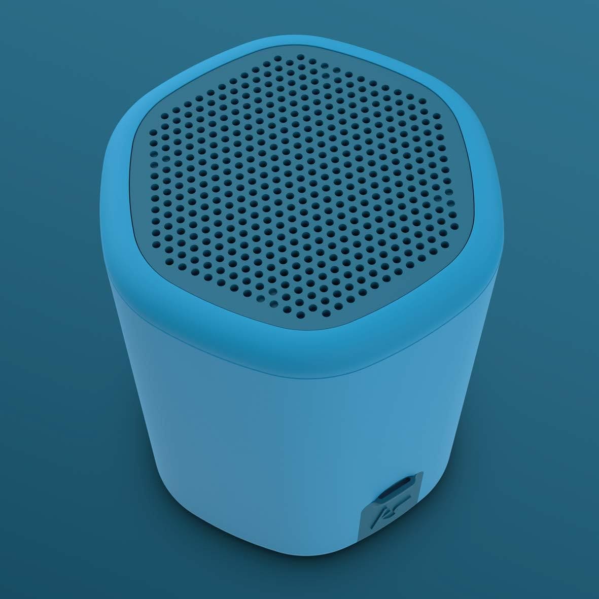 KitSound Hive2o Waterproof Bluetooth Portable Wireless Speaker with Call Handling Function, Blue