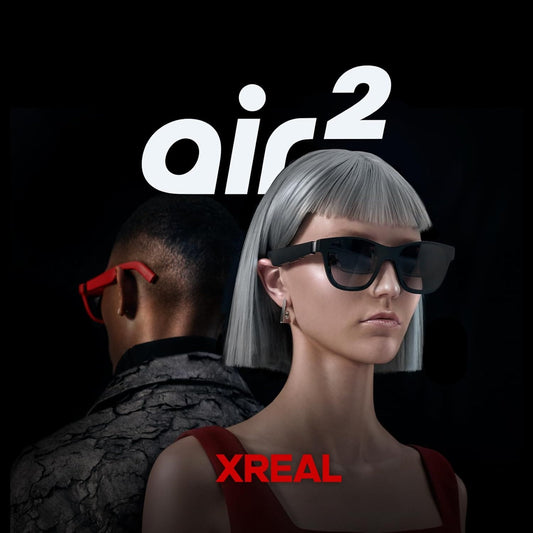 XREAL Air 2 AR Glasses, up to 330" Wearable Display for Gaming, Streaming and Working Wherever You Are, Augmented Reality,Lightweight Smart Glasses Video Glasses, Best TV/Projector/Monitor Alternative