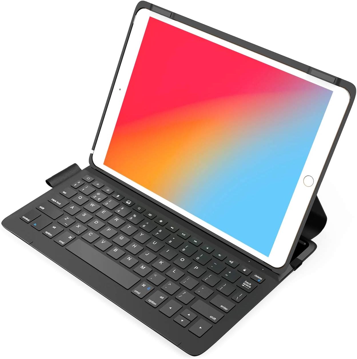 Inateck Keyboard Case for iPad 2021(9th Gen)/iPad 2020(8th Gen)/ iPad 2019(7th Gen) 10.2 Inch, iPad Air 3, iPad Pro 10.5, Ultra Slim, UK Layout, BK2006