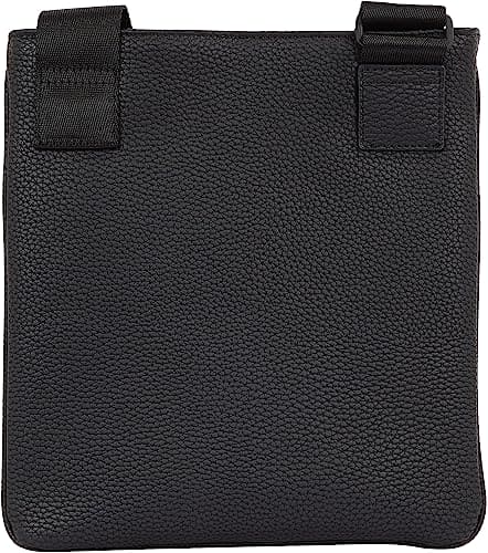 Tommy Hilfiger Men Essential PU Crossover Shoulder Bag Small, Black (Black), One Size