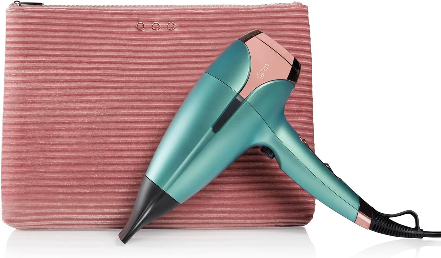 ghd Helios Hair Dryer - Navy, Professional Hairdryer, Powerful Airflow, Style with Speed and Control, 30% More Shine