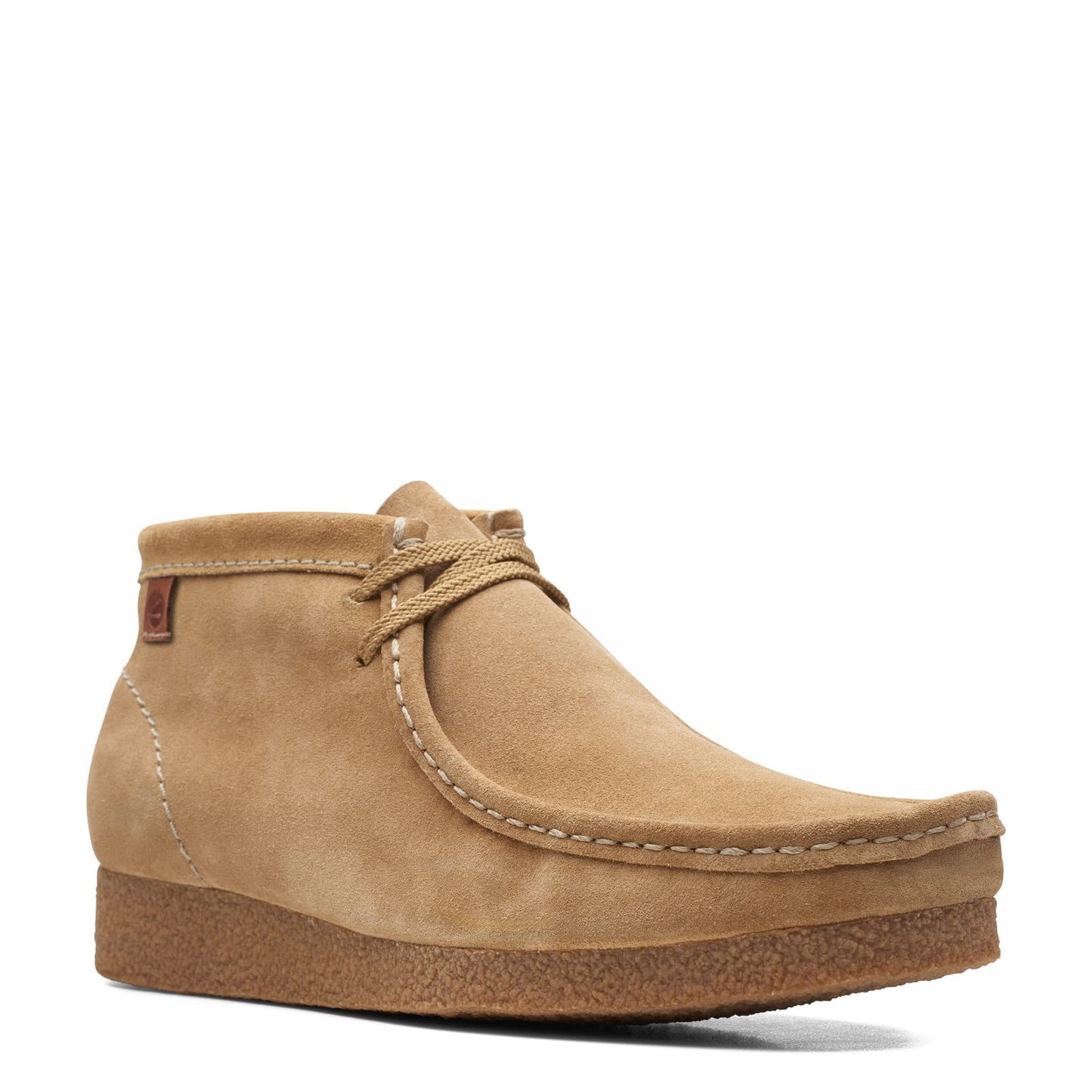 Clarks Shacre Wallabee Boot, mens Chukka, Dark Sand Suede, 8 UK (42 EU)