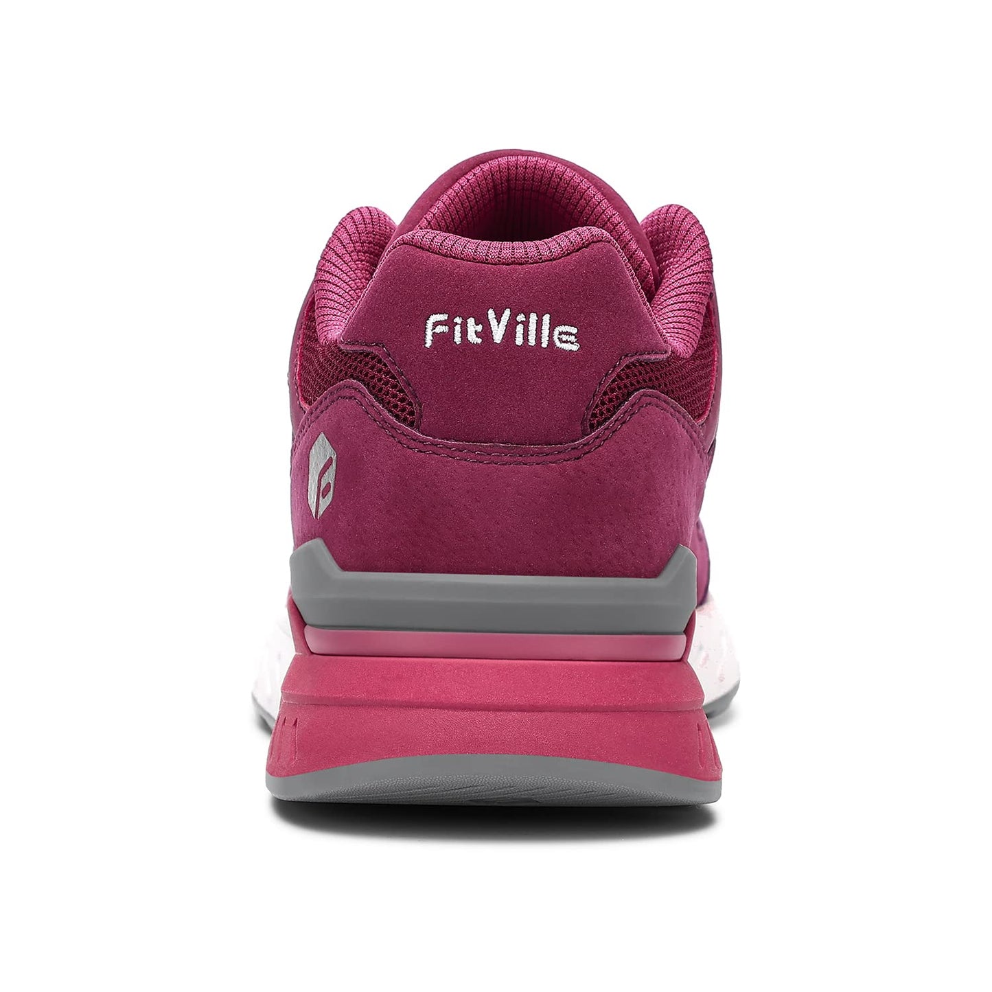 FitVille Womens Extra Wide Fit Trainers Ladies Walking Running Shoes Comfortable Sneakers for Flat Feet Plantar Fasciitis, Light Purple, 4 UK X-Wide