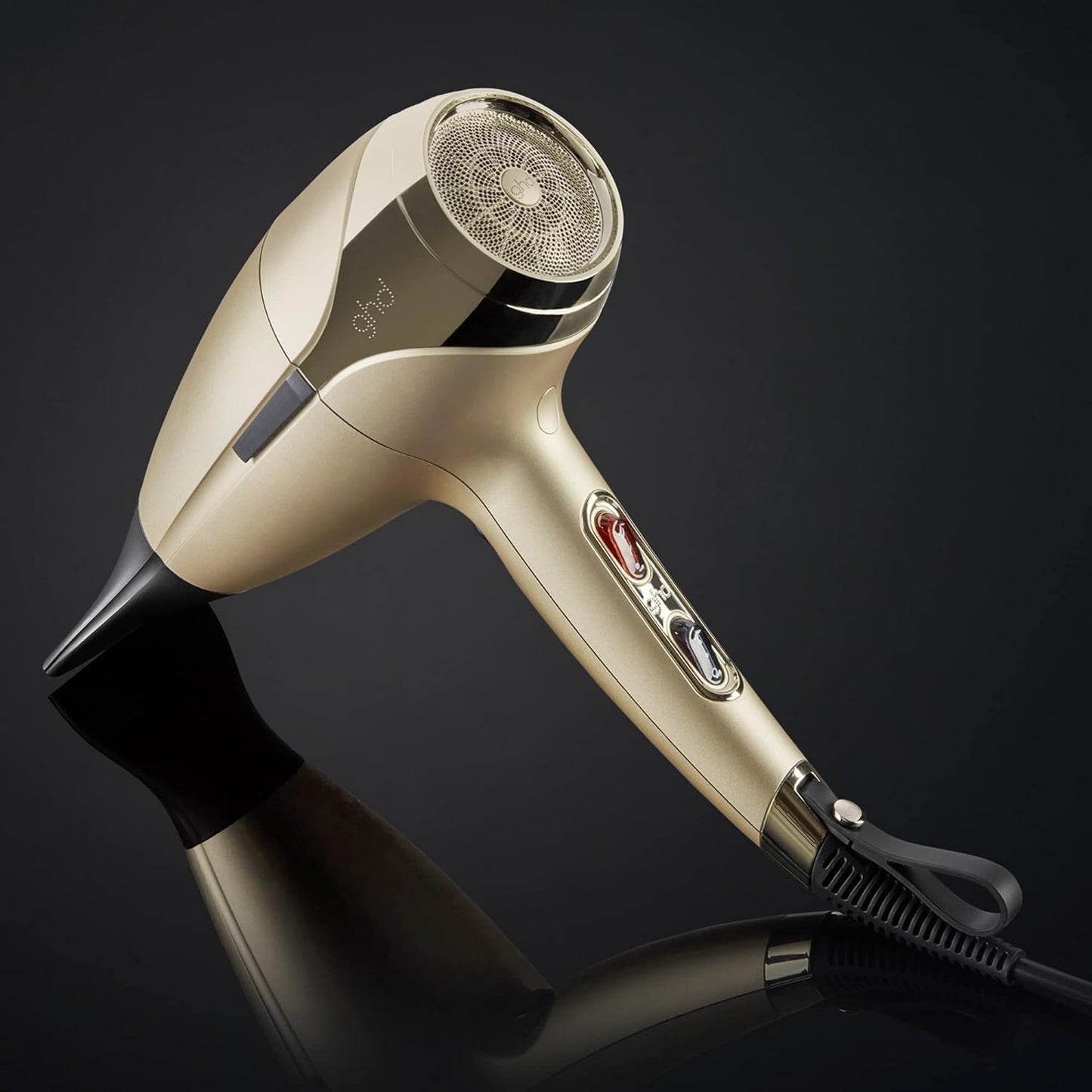 ghd Helios Hair Dryer - Navy, Professional Hairdryer, Powerful Airflow, Style with Speed and Control, 30% More Shine