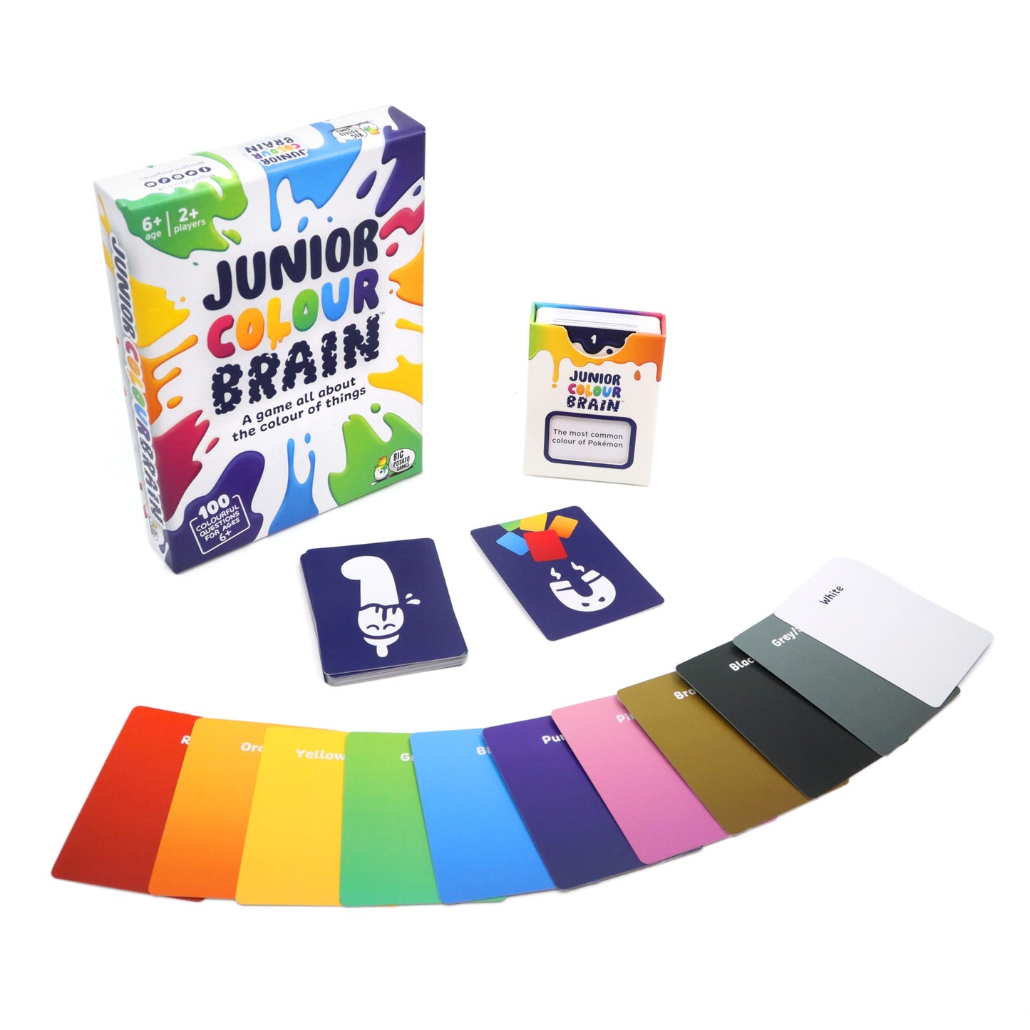 Junior Colourbrain Board Game: Ultimate Game for Families Fun for Kids and Adults Multicoloured, Fun Board Game for Christmas, Great