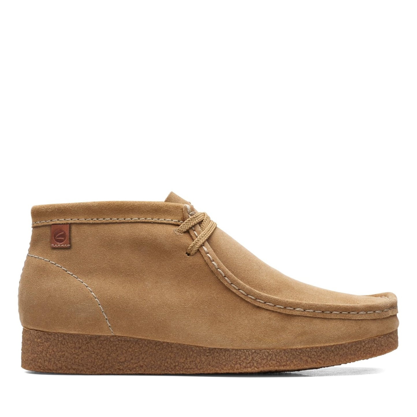 Clarks Shacre Wallabee Boot, mens Chukka, Dark Sand Suede, 8 UK (42 EU)