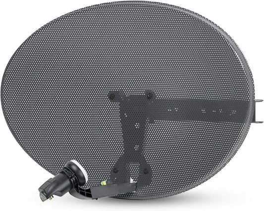 Viewi Zone 1 Satellite Dish & Twin LNB for Sky/FreeSat/HD/SD