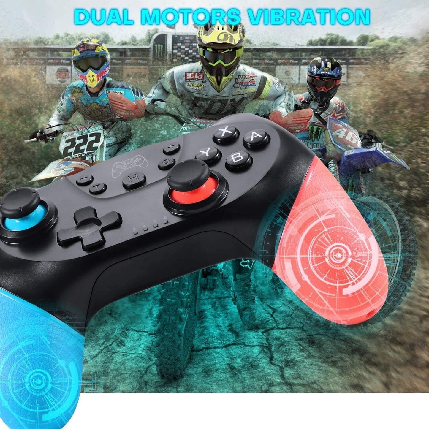 Zexrow Switch Controller Wireless Switch Pro Controller Gamepad Joypad for Switch Console and PC Supports Gyro Axis and Dual Vibration