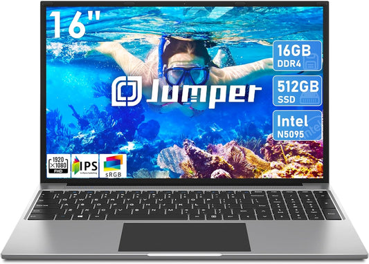 jumper 14 inch Laptop, 12GB RAM 256GB SSD, Intel Celeron Processor J4105 Up to 2.5GHz, 1080P IPS FHD Display, 2.4/5G WiFi, USB 3.0, UK Keyboard Film.