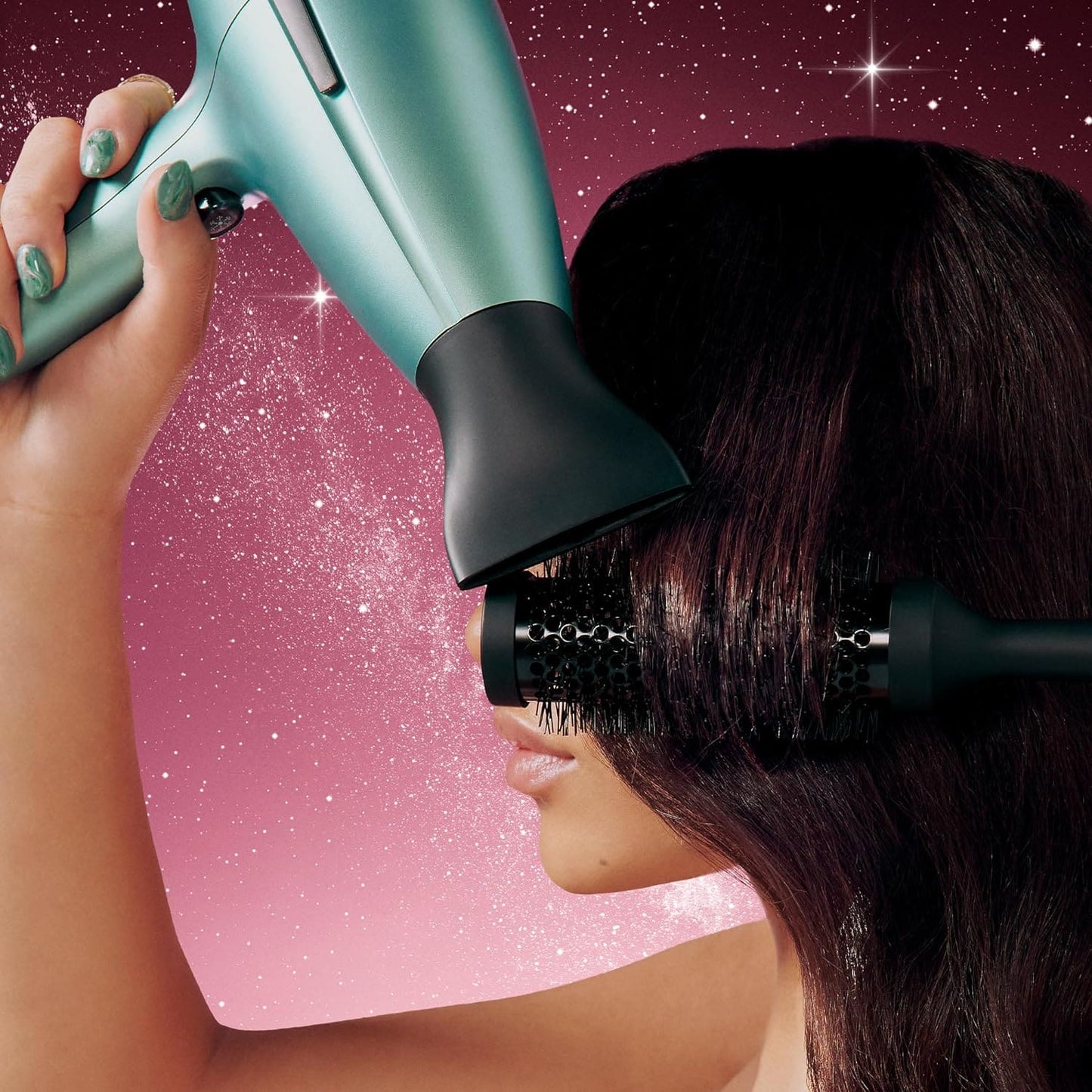 ghd Helios Hair Dryer - Navy, Professional Hairdryer, Powerful Airflow, Style with Speed and Control, 30% More Shine