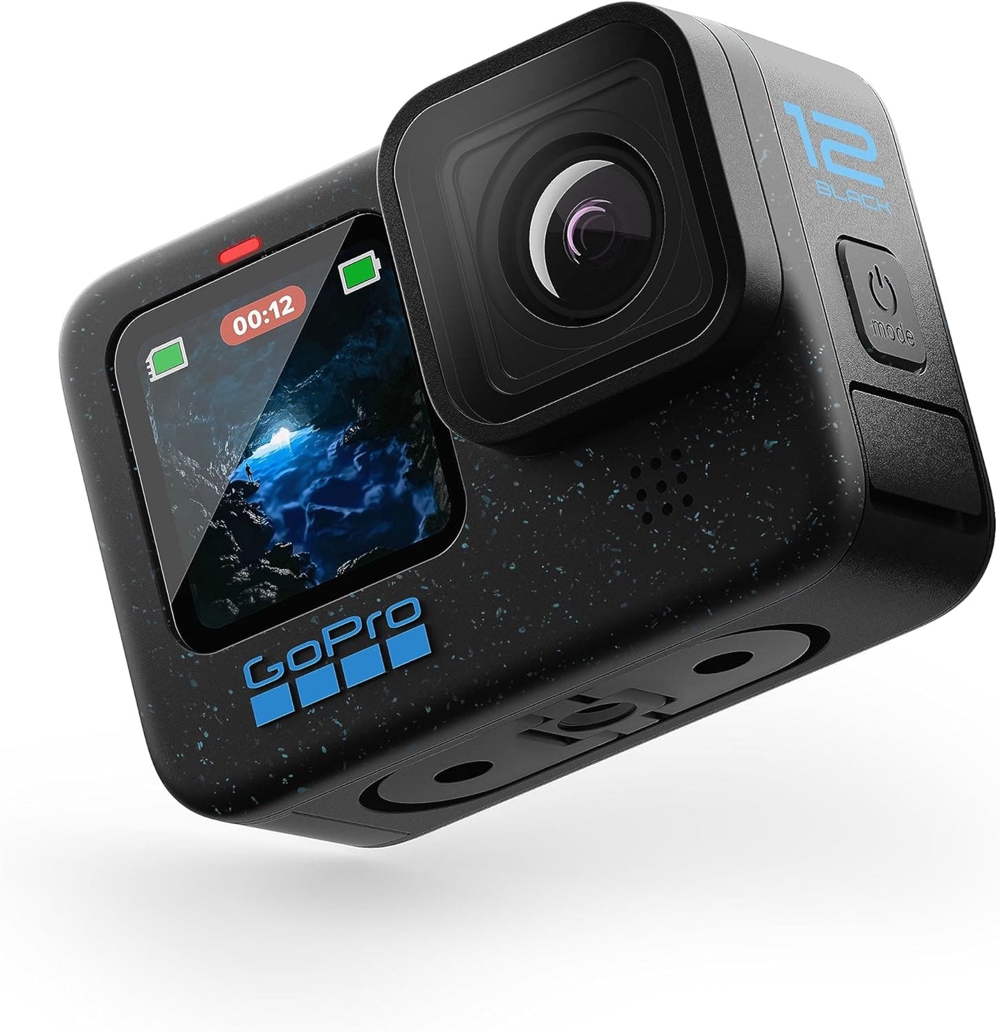 GoPro HERO12 Black - Waterproof Action Camera with 5.3K60 Ultra HD Video, 27MP Photos, HDR, 1/1.9" Image Sensor, Live Streaming, Webcam, Stabilization